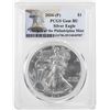 Image 1 : 2016-P $1 American Silver Eagle Coin PCGS Gem BU Struck at the Philadelphia Mint