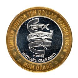 .999 Silver MGM Grand Las Vegas $10 Casino Limited Edition Gaming Token