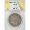 Image 1 : 1894 $1 Morgan Silver Dollar Coin ANACS AG3