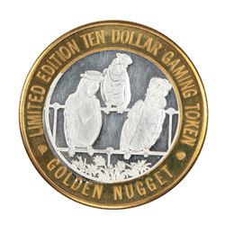 .999 Silver Golden Nugget Laughlin, NV $10 Casino Limited Edition Gaming Token