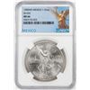 Image 1 : 1984Mo Mexico 1 Onza Libertad Silver Coin NGC MS66