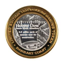 .999 Fine Silver Barbary Coast Casino Las Vegas, NV $10 Limited Edition Gaming Token