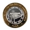 Image 1 : .999 Silver Plaza Las Vegas, NV $10 Casino Limited Edition Gaming Token