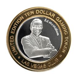 .999 Silver Las Vegas Club $10 Casino Limited Edition Gaming Token