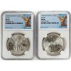Image 1 : 1984-1985Mo Mexico 1 Onza Libertad Silver Coins NGC MS66