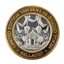 .999 Silver Bellagio Las Vegas, NV $10 Casino Limited Edition Gaming Token