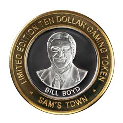 .999 Fine Silver Sam's Town Casino Las Vegas $10 Limited Edition Gaming Token