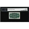 Image 2 : 1863 Ten Cents Fourth Issue Fractional Note Fr.1259 PMG Choice Uncirculated 63EPQ