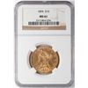 Image 1 : 1894 $10 Liberty Head Eagle Gold Coin NGC MS61