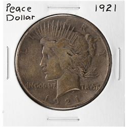 1921 $1 Peace Silver Dollar Coin