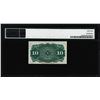 Image 2 : 1863 10 Cent Fourth Issue Fractional Currency Note Fr.1261 PMG Choice Uncirculated 64