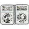 Image 1 : 2013-W $1 West Point Proof Silver Eagle Coin Set NGC PF70/SP70 First Releases