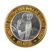 Image 1 : .999 Fine Silver Atlantis Casino & Resort Reno, NV $10 Limited Edition Gaming Token
