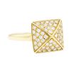 Image 1 : 14KT Yellow Gold 0.50 ctw Diamond Ring