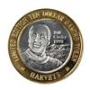 Image 2 : .999 Fine Silver Harveys Resort Lake Tahoe, Nevada $10 Limited Edition Gaming Token
