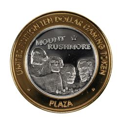 .999 Silver Plaza Las Vegas, NV $10 Casino Limited Edition Gaming Token