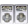 Image 2 : Lot of (2) 1973 Israel 10 Lirot Silver Coins NGC PF65 Ultra Cameo & MS65