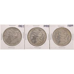 Lot of 1887-1889 $1 Morgan Silver Dollar Coins