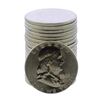 Image 1 : Roll of (20) Brilliant Uncirculated 1963 Franklin Half Dollar Coins