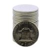 Image 2 : Roll of (20) Brilliant Uncirculated 1963 Franklin Half Dollar Coins