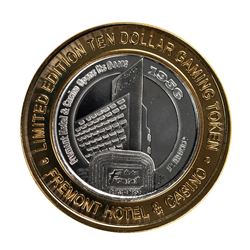 .999 Fine Silver Fremont Casino Las Vegas $10 Limited Edition Gaming Token