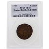 Image 1 : 1787 Connecticut Colonial Copper Draped Bust Coin PCGS VF25