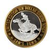 Image 2 : .999 Fine Silver Sam's Town Casino Las Vegas $10 Limited Edition Gaming Token