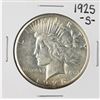 Image 1 : 1925-S $1 Peace Silver Dollar Coin