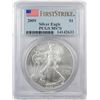 Image 1 : 2009 $1 American Silver Eagle Coin PCGS MS70 First Strike