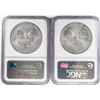 Image 2 : Lot of 2006-W & 2007-W $1 American Silver Eagle Coins NGC MS69