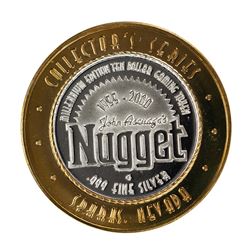 .999 Fine Silver John Ascuaga's Nugget Sparks, NV $10 Limited Edition Gaming Token