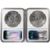 Image 2 : Lot of (2) 2014 $1 American Silver Eagle Coins NGC MS70 Early Releases