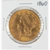 Image 1 : 1860 $20 Liberty Head Double Eagle Gold Coin