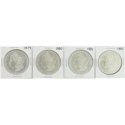 Lot of 1879-1882 $1 Morgan Silver Dollar Coins