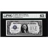 Image 1 : 1928A $1 Funnyback Silver Certificate Note Fr.1601 PMG Choice Uncirculated 63EPQ