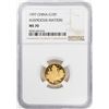 Image 1 : 1997 China 10 Yuan Auspicious Matters Gold Coin NGC MS70