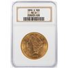 Image 1 : 1896-S $20 Liberty Head Double Eagle Gold Coin NGC MS61