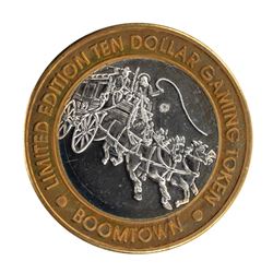 .999 Silver Boomtown Reno, NV $10 Casino Limited Edition Gaming Token