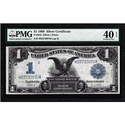 1899 $1 Black Eagle Silver Certificate Note Fr.235 PMG Extremely Fine 40EPQ