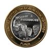 Image 1 : .999 Silver Plaza Las Vegas, NV $10 Casino Limited Edition Gaming Token