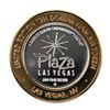 Image 2 : .999 Silver Plaza Las Vegas, NV $10 Casino Limited Edition Gaming Token