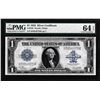 Image 1 : 1923 $1 Silver Certificate Note Fr.238 PMG Choice Uncirculated 64EPQ