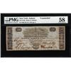 Image 1 : 1810's $10 Bank of Auburn NY "Counterfeit" Obsolete Note PMG Ch. About Uncirculated 58
