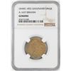 Image 1 : AH451-492 Ghaznavid Dinar A-1637 Ibrahim Gold Coin NGC Genuine