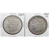 Image 1 : Lot of 1883 & 1883-O $1 Morgan Silver Dollar Coins