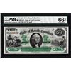 Image 1 : 1872 $50 State of South Carolina Revenue Bond Obsolete Note PMG Gem Uncirculated 66EPQ