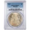 Image 1 : 1921 $1 Morgan Silver Dollar Coin PCGS MS64+