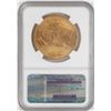 Image 2 : 1922 $20 St. Gaudens Double Eagle Gold Coin NGC MS63