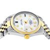 Image 6 : Rolex Mens 2 Tone 14K MOP Diamond 36MM Datejust Wristwatch