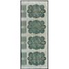 Image 2 : Uncut Sheet of (4) State of Louisiana Baby Bond Obsolete Notes